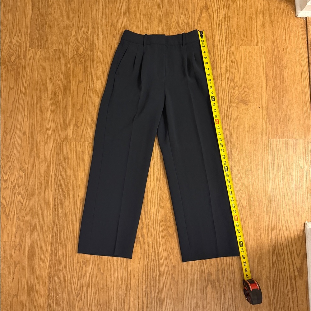 Aritzia Men's Navy Pleated Trousers